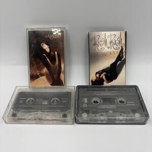 Bundle 4 Cassette Tapes Paula Abdul Mariah Carey Maximum Dance 1990s Music